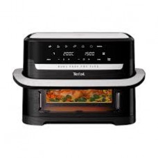 Friteuză dubla cu aer cald Tefal Dual Easy Fry Flex EY9228E0, 2700W, 9L, 7 programe