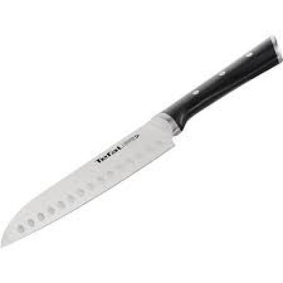 Cutit Santoku TEFAL Ingenio Ice Force K2320614, 18cm, otel