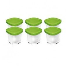 Set borcane iaurt ( 6 buc ) si carte retete cod XF1033TR