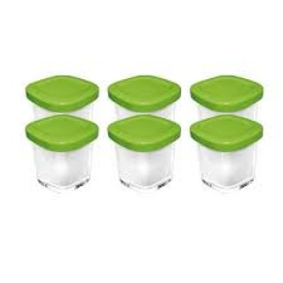 Set borcane iaurt ( 6 buc ) si carte retete cod XF1033TR